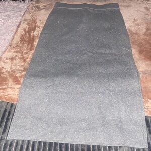 Sparkly Gray Banana Republic Skirt